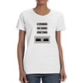 thumbnail image 1 of I Paused My Game For This Control Style Women White T-Shirt, Female XX-Large, 1 of 4