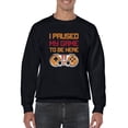 thumbnail image 1 of I Paused My Game Tagline Sweatshirt Men -GoatDeals Designs, Male Small, 1 of 4