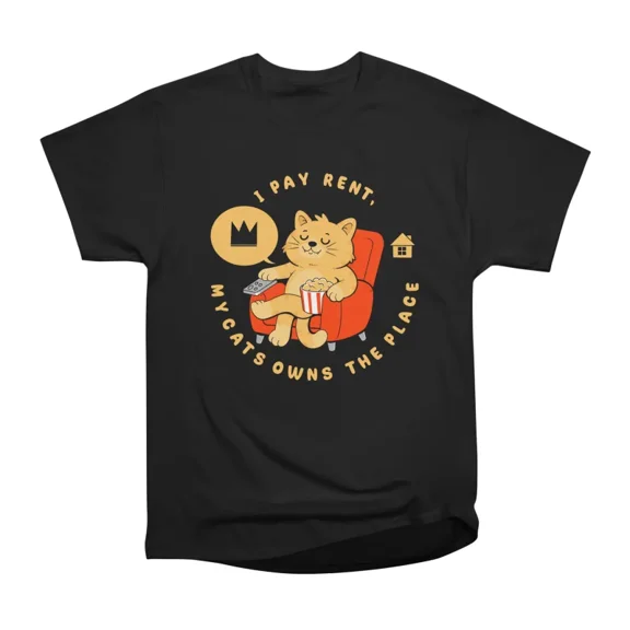 I Pay Rent T-Shirt Tee Gift For Him Merch For Her Apparel For Friend