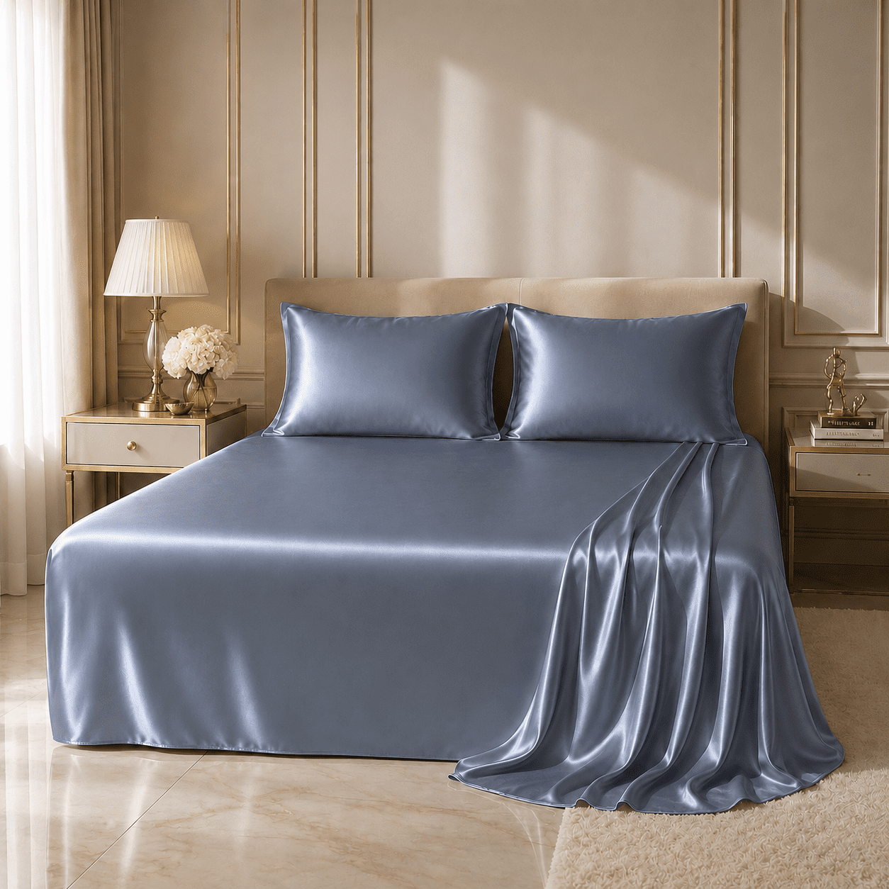 Steward Silk Flat Sheet