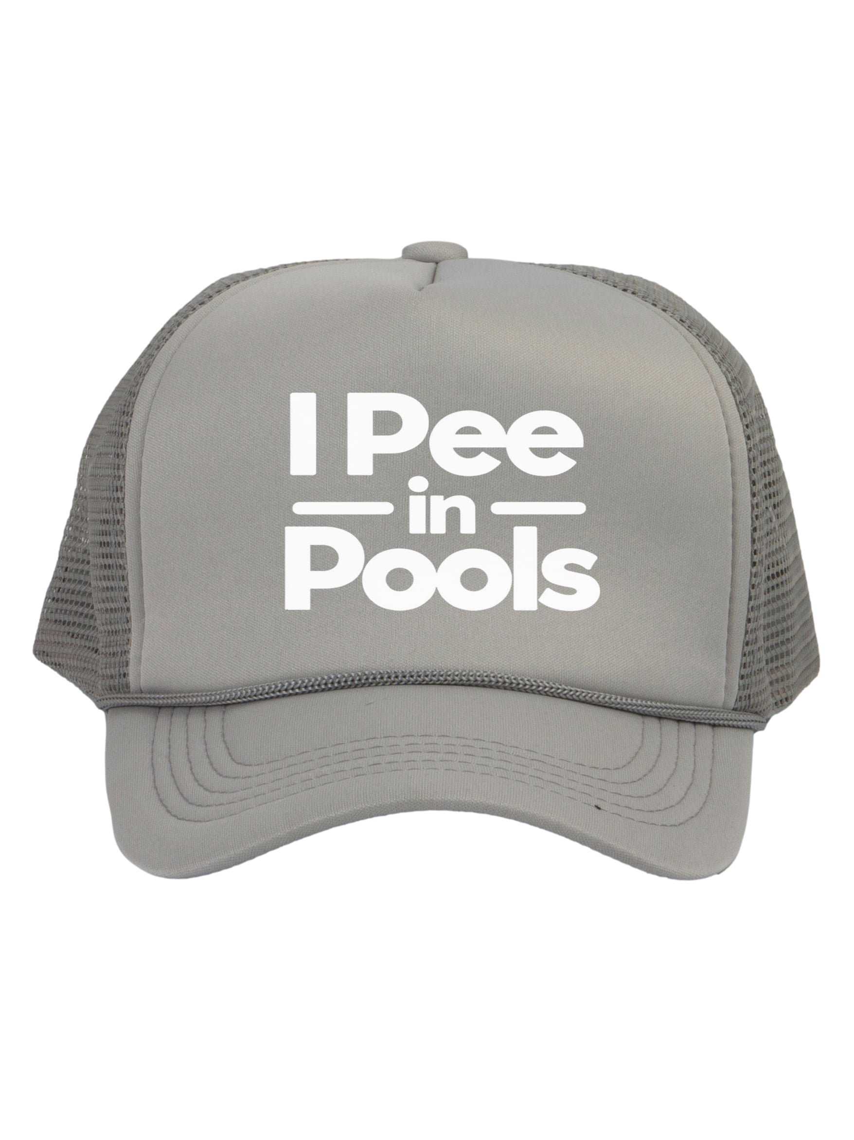 I Pee In The Pools Hat - Funny Trucker Hats For Men Women  display picture 1