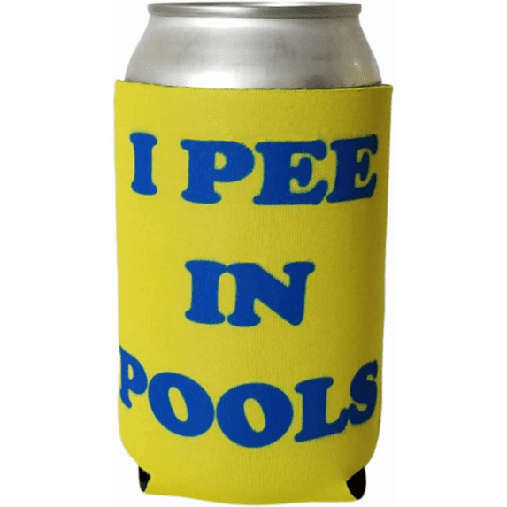 Funny Can Cooler - I Pee in Pools