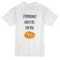 thumbnail image 1 of I Pepperonly Have Eyes Por You Men White T-Shirt, Male XX-Large, 1 of 2
