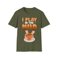 thumbnail image 1 of I Play In The Mud Ceramics Graphic Novelty Unisex Softstyle T-Shirt, 1 of 6