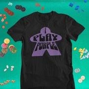 I Play Purple Shirt | Board Gamer T-shirt | Board Games | Board Game Geek Gift | Boardgamer Present | Tabletop Gaming
