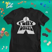 I Play White Shirt | Board Gamer T-shirt | Board Games | Board Game Geek Gift | Boardgamer Present | Tabletop Gaming