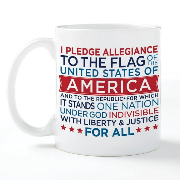 I Pledge Allegiance Personalized USA Coffee Mug