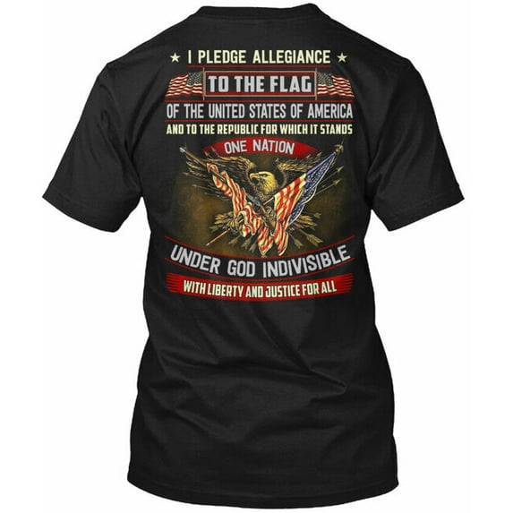 Pledge Commercial I Pledge Allegiance To The Flag Of Usa United States T-Shirt - Walmart.com