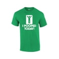 thumbnail image 1 of I Pooped Today T-shirt Funny Humorous Comic Stick Figure Sign Happy Short Sleeve Tee Shirt-Kelly-6Xl, 1 of 4
