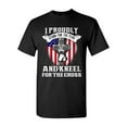 thumbnail image 1 of I Proudly Stand For The Flag And Kneel For The Cross DT Adult T-Shirt Tee, 1 of 2