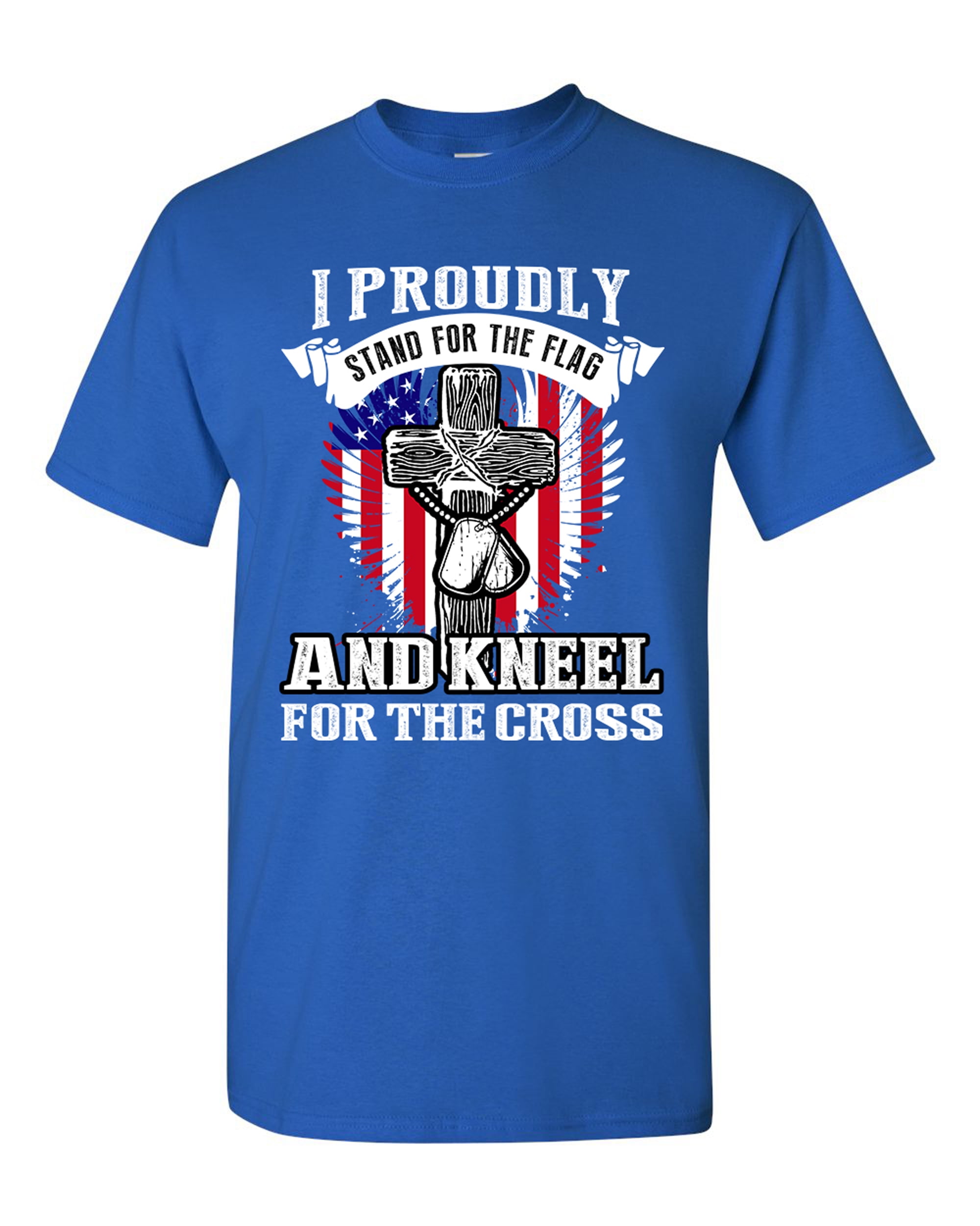 Stand The Flag Kneel The Cross T Shirt