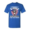 thumbnail image 1 of I Proudly Stand For The Flag And Kneel For The Cross DT Adult T-Shirt Tee, 1 of 2
