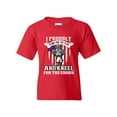 thumbnail image 1 of I Proudly Stand For The Flag And Kneel For The Cross DT Youth Kids T-Shirt Tee, 1 of 2