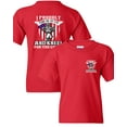 thumbnail image 1 of I Proudly Stand For The Flag Kneel For The Cross Front Back DT Youth Kids T-Shirt Tee, 1 of 4