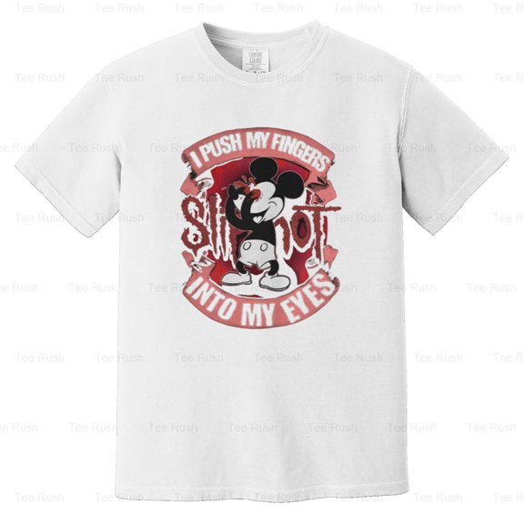 I Push My Fingers Into My Eyes Funny Slipknot Song Lyric Metal Music, Comfort Color T-Shirt Unisex, up to 4XL