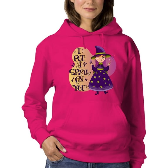 I Put A Spell On You Hoodie Women -Image by Shutterstock, Female 4X-Large