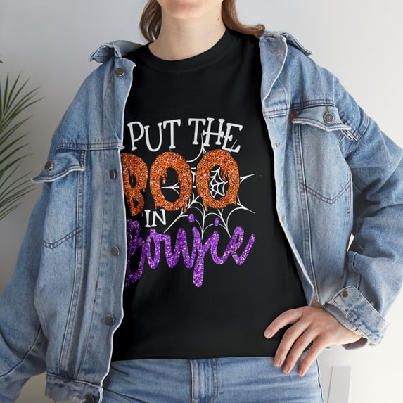 I Put Boo In Boujie Funny Halloween Costume Boujee Boo T-Shirt