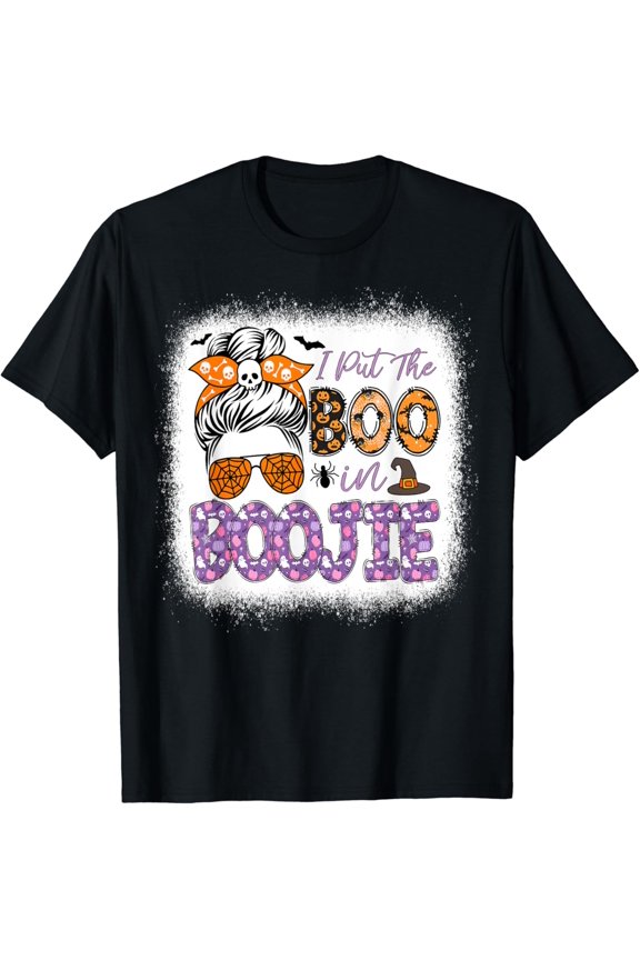I Put Boo In Boujie Funny Halloween Costume Boujee Boo T-Shirt