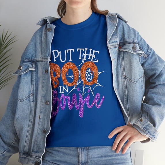 I Put Boo In Boujie Funny Halloween Costume Boujee Boo T-Shirt