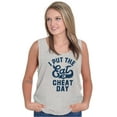 thumbnail image 1 of I Put Eat In Cheat Day Funny Foodie Tank Top T Shirts Men Women Brisco Brands L, 1 of 6