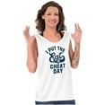 thumbnail image 1 of I Put Eat In Cheat Day Funny Foodie Tank Top T Shirts Men Women Brisco Brands M, 1 of 6