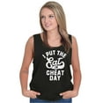 thumbnail image 1 of I Put Eat In Cheat Day Funny Foodie Tank Top T Shirts Men Women Brisco Brands S, 1 of 6