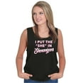 thumbnail image 1 of I Put She In Shenanigans St Patricks Tank Top Tee Shirt Women Brisco Brands S, 1 of 5