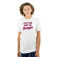 thumbnail image 1 of I Put She In Shenanigans St Patricks Women's Graphic T Shirt Tees Brisco Brands S, 1 of 6