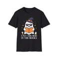thumbnail image 1 of I Put The Boo in the Books Halloween T-Shirt, 1 of 4