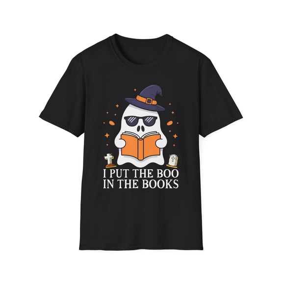 I Put The Boo in the Books Halloween T-Shirt