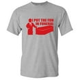 thumbnail image 1 of I Put The Fun In Funeral Tshirts Funny Saying Sad Graphic Tee For Men Sarcastic Humor Novelty T Shirt, 1 of 5