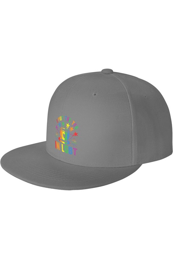 I Put The Tea in LGBT Snapback Hats for Men Women Baseball Cap Adjustable Flat Bill Sun Hat