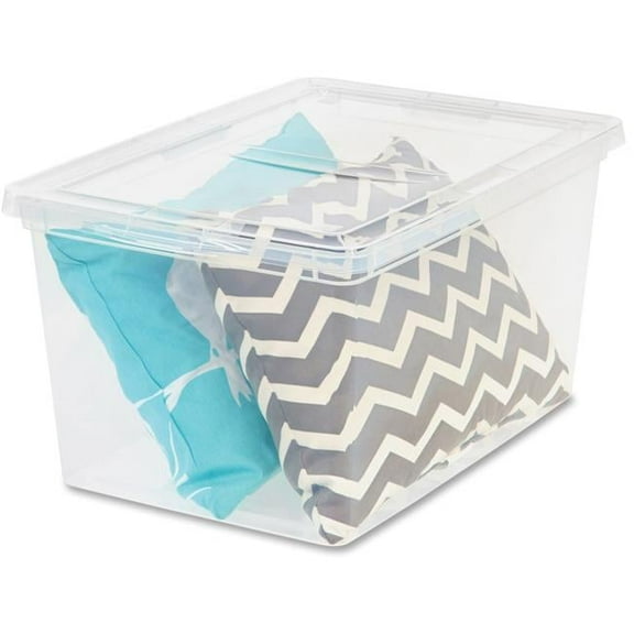 I.R.I.S.  68 Quart Large Storage Box, Clear