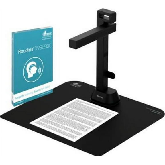 I.R.I.S. Desk 6 Pro Dyslexic Perp Scanner/readiris Dyslexic App, Black