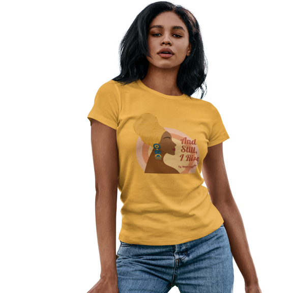 I RISE Women's Favorite Athleisure Graphic T-Shirt Slim Fit Sizes S - 2XL