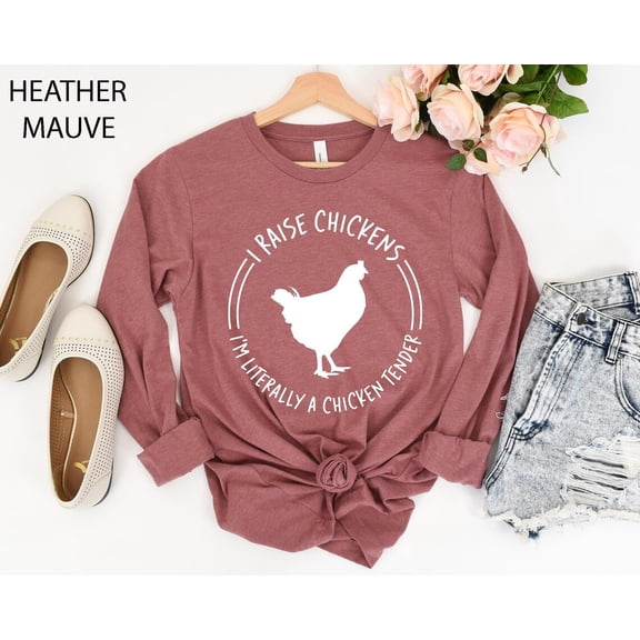 I Raise Chickens Im Literally a Chicken Tender Sweatshirt, Chicken Shirt, Chicken Sweatshirt, Chicken Lover Shirt, Farmer Sweatshirt Tshirt All Size S-5XL