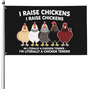 I Raise Chickens Im Literally Flag for Room Guys Double Sided Personalized Flag Outdoor Banner for Lawn 3x5 Ft, I Raise Chickens Im Literally Tapestry for Room