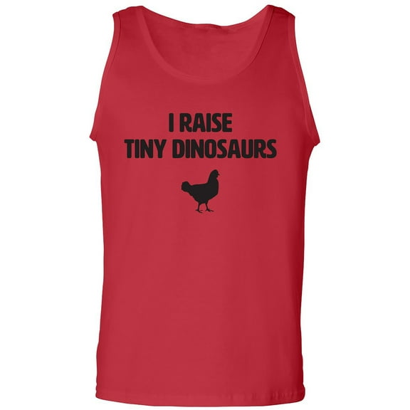 I Raise Tiny Dinosaurs Adult Tank Top