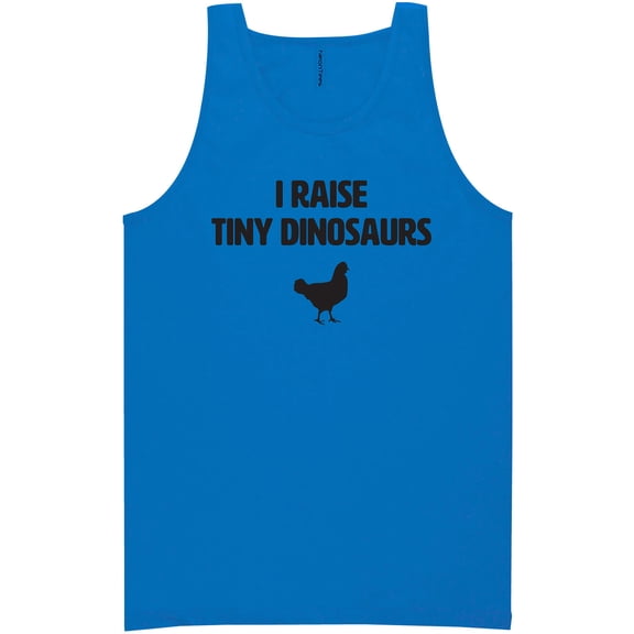 I Raise Tiny Dinosaurs Neon Tank Top