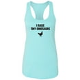 thumbnail image 1 of I Raise Tiny Dinosaurs Racerback Tank, 1 of 3