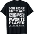 thumbnail image 1 of I Raised My Favorite Player T-shirtMen and women, Black T-shirt, size: Extra large, 1 of 4