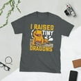 thumbnail image 1 of I Raised Tine Dragons Novelty Family Bearded Dragon Reptile T-Shirt (Dark Heather, S), 1 of 2
