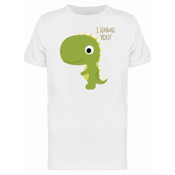 I Rawr Yoy, Cute Dino Tee Men's -Image by Shutterstock