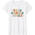 thumbnail image 1 of I Read Banned Books Reader Bookworm T-Shirt, 1 of 3
