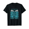 thumbnail image 1 of I Read History and Know Things Cute Book Lovers Gift T-Shirt, 1 of 5