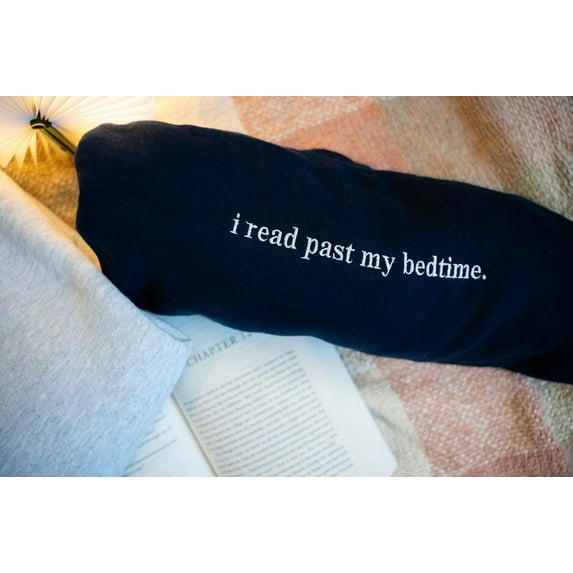 I Read Past My Bedtime Embroidered Sweatshirt
