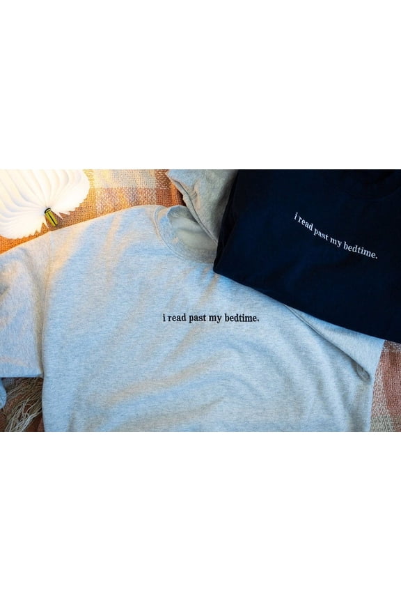 I Read Past My Bedtime Embroidered Sweatshirt