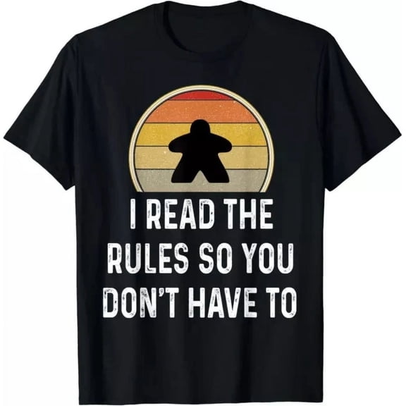 I Read The Rules Funny Board Game Gift Boardgame Lover