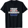 thumbnail image 1 of I Really Like Blueberries T-Shirt, 1 of 4