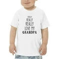 thumbnail image 1 of I Really Love My Grandpa T-Shirt Toddler -GoatDeals Designs,  4 Toddler, 1 of 4